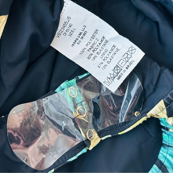 NWT PATBO Tropicalia Palm Cut Out Convertible Mini Dress in Black size L - Picture 14 of 16